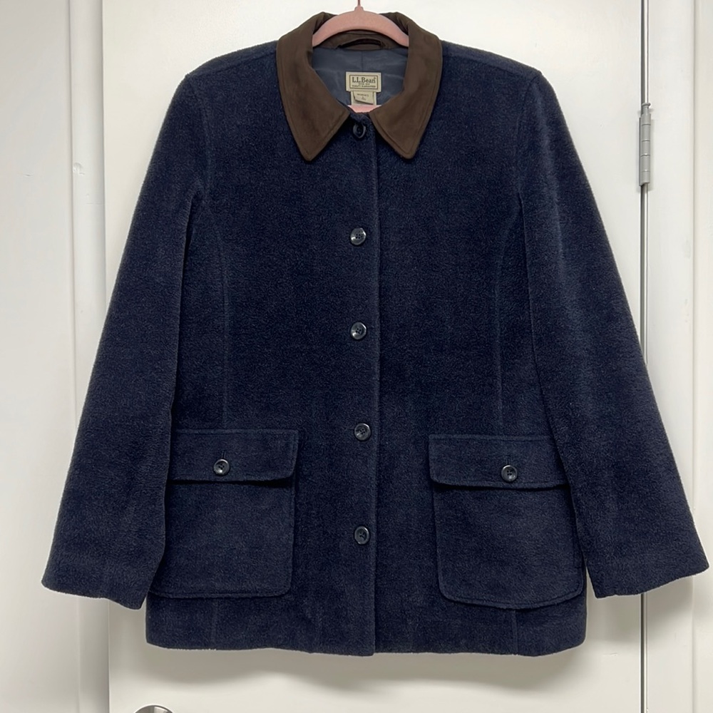 L.L. Bean Petite Wool "Peacoat"